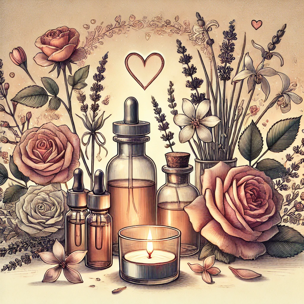 Huiles Essentielles pour une Saint Valentin Réussie