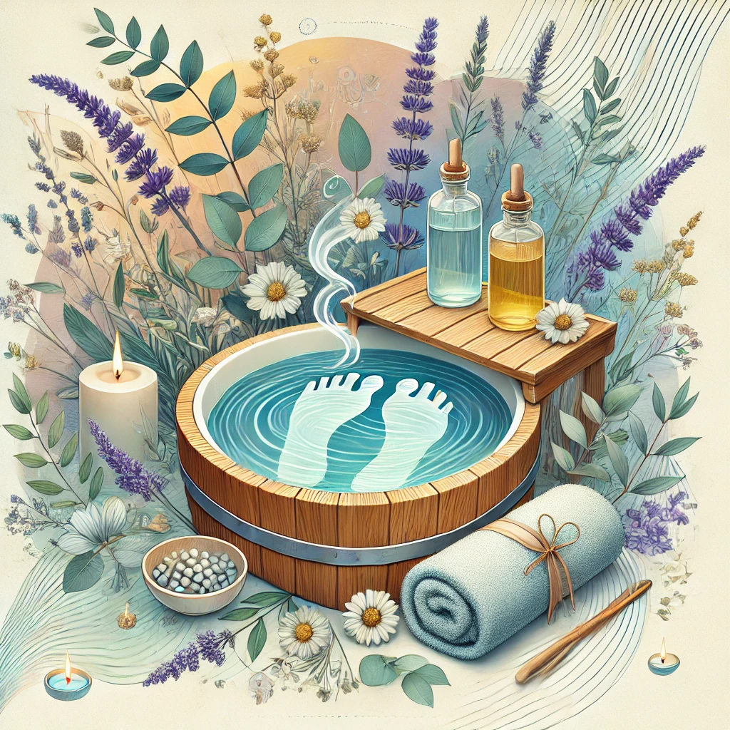 Les Meilleures Huiles Essentielles pour un Bain de Pieds Relaxant
