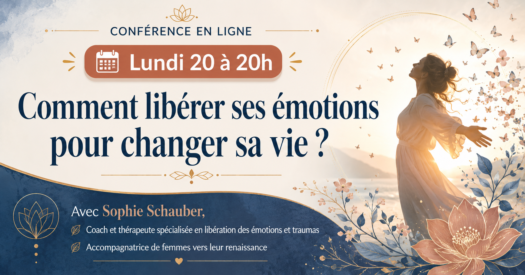 Conférence en ligne : Comment libérer ses émotions pour changer sa vie