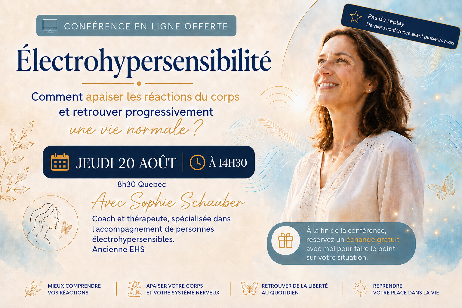 Conférence - Électrosensibilité : mon parcours, ce que j’ai compris et comment je vous accompagne aujourd’hui.