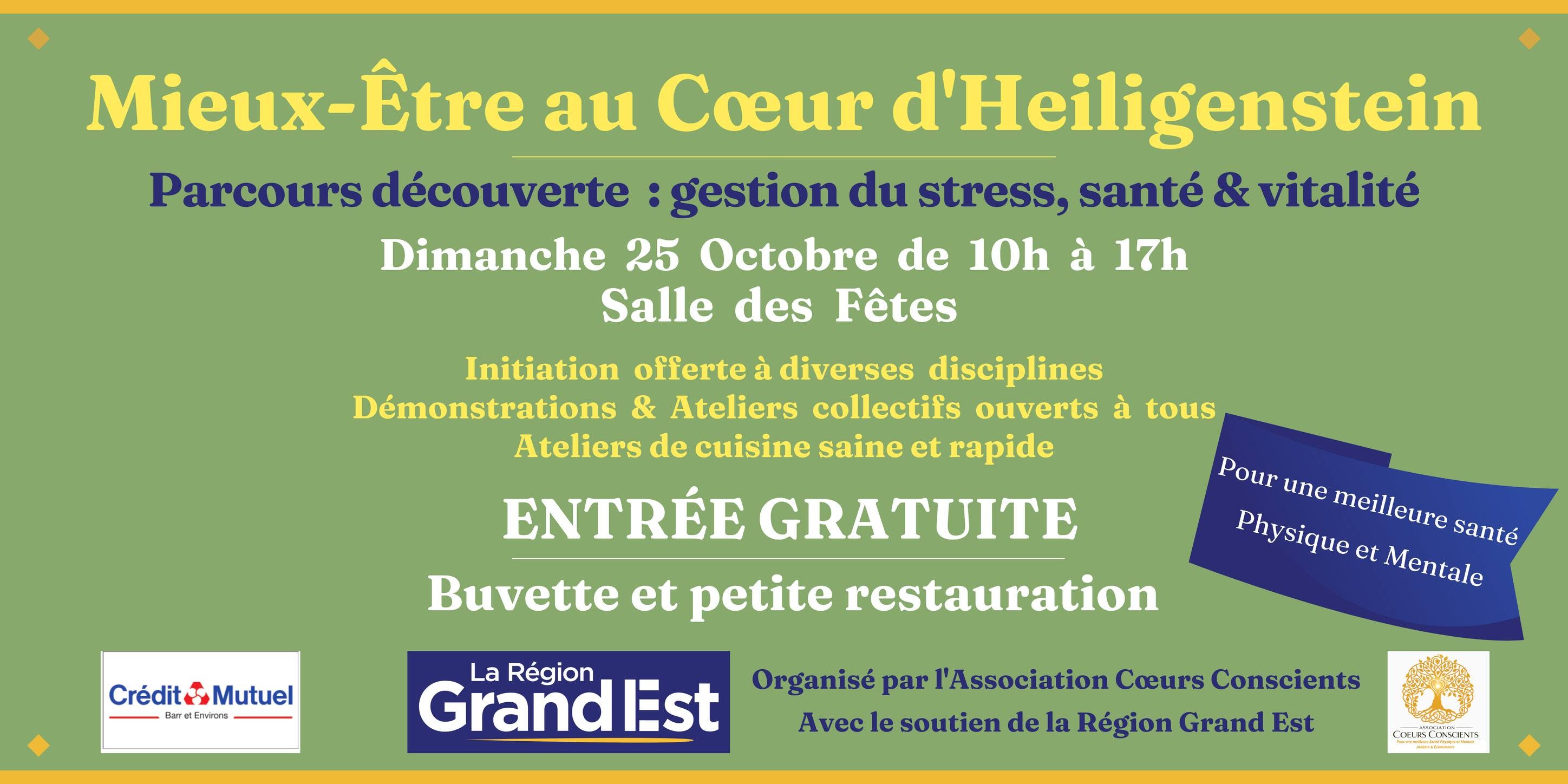 Journée Mieux-Etre au Coeur du Village à Heiligenstein
