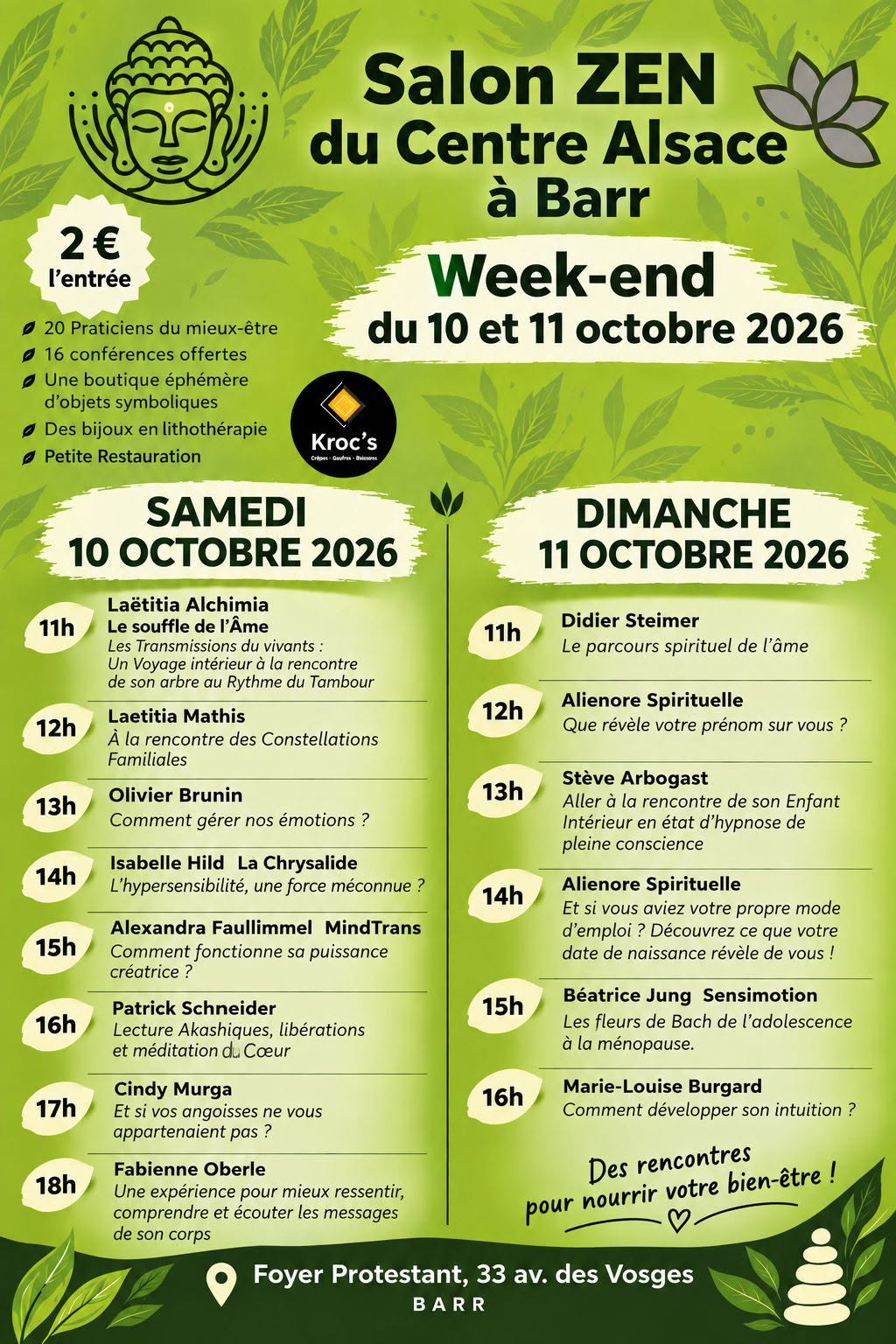 Salon zen du Centre Alsace à Barr
